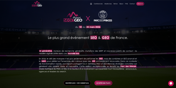 SEO & GEO Summit Octobre 2026 logo