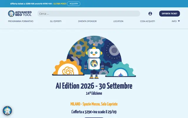 Page d'accueil du site de Advanced SEO Tool