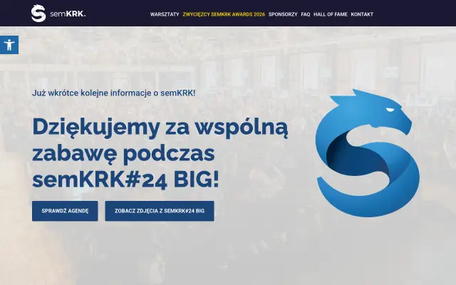 Page d'accueil du site de semKRK