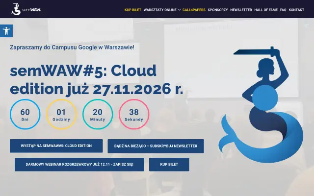 Page d'accueil du site de semWAW